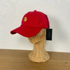 Embroidered prayer hands red baseball SnapBack dad hat